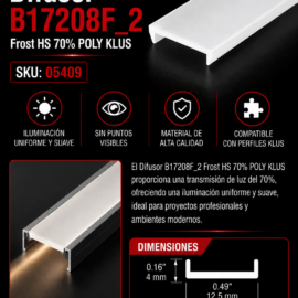 Difusor B17208F_2 Frost HS 70% POLY KLUS