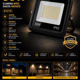 Reflector 50W 3000K 4000lm110-265V B43718 ROOMLUX 175*131