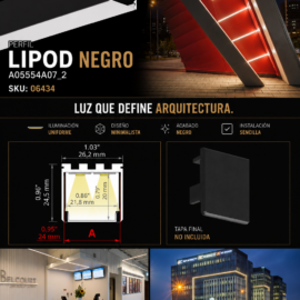 Perfil A05554A07_2 LIPOD Negro