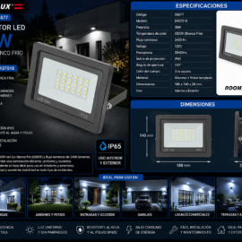 Reflector 30W 6500K 120V B437018 ROOMLUX