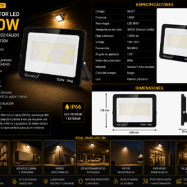 Reflector 150W 3000K SMD 00-130V ELE