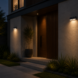 Aplique SOLAR B72304 PARED CON SENSOR MOVIMIENTO 350LM 54LED M ROOMLUX