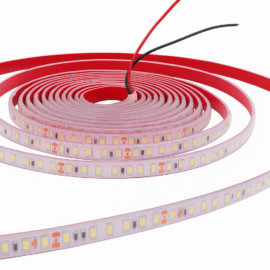Cinta 15W 4100K 12V SECOLA1 SMD 2835 120led/mts IP-20 3m Rojo