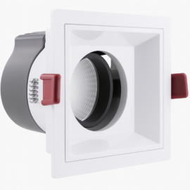 Emp. 5W 3000K LZ-KZ3002F LED blanco recesada 68*68 mm 36º 110-265V (55mm)