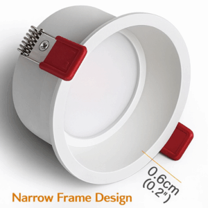 Emp. fija 18W 4100k LZ-HG720 blanca recesada frost 105x90mm 100-245v