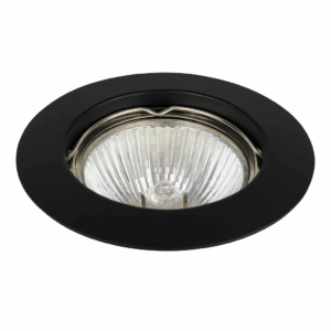 Emp. fija MR-16 Ø 148/04 BK NEGRO G5.3 Ø 67 MM ALUMINIO MATE TROLL