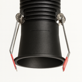 Emp. mini 12w LCS7260-12 BK recesada LED Ø 3000K negra Ø 50MM (60*82) 30° 100-240V