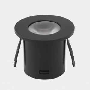 Emp. mini 1W LCG0610-1 BK 3000K negro Ø 30MM (35*29) 30° 100-240V 60 lm PC