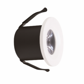 Emp. mini 1w WH LCG0610-1 LED Ø 3000K BLANCA Ø 30MM (35*29) 30° MINI 100-240V