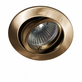 Empotrable basculante YM-263-AB G5.3 DE ALUMINIO BRONCE VIEJO EVOLIGTH