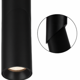 Foco correa 12w LRX0760-12 basculante 12w 3000k 48v 215 x 60 mm para correa ¨SOBEU¨