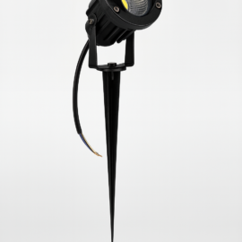 Lampara de jardin 9W LCD0310-9 c/puya 3000K 460lm IP-65 de aluminio