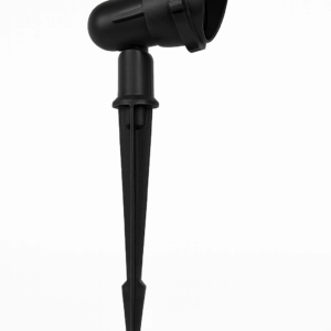 Lamp. JT-15125 BK GU-10 proyector de jardín aluminio c/puya plástica color negro