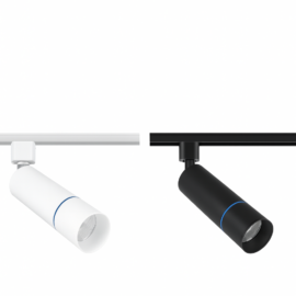 Foco riel 12W 3000K B30330 WH 24º BLANCO 960LM 60*200 mm 2 CONTACTOS ROOMLUX