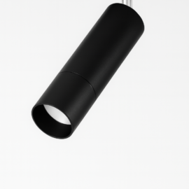 Foco riel B30330B BK 12W 3000K LED 24º NEGRO 960LM 60*200 mm 2 CONTACTOS