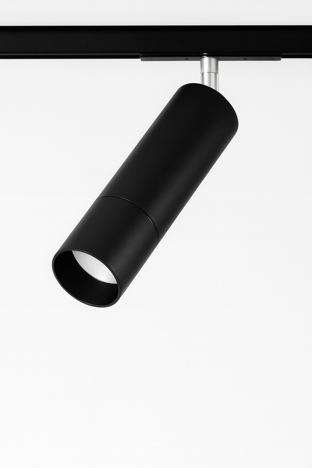 Foco riel B30330B BK 12W 3000K LED 24º NEGRO 960LM 60*200 mm 2 CONTACTOS