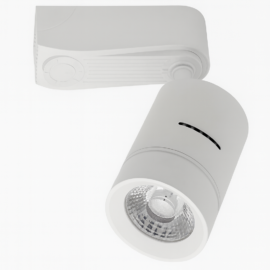 Lampara de riel 5W 5000K blanco 2 contactos LCT6220-5