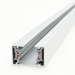 Riel 1.5 Mts T2115D WH 2 contac. BLANCO PARA LAMPARAS DE RIEL METALICO