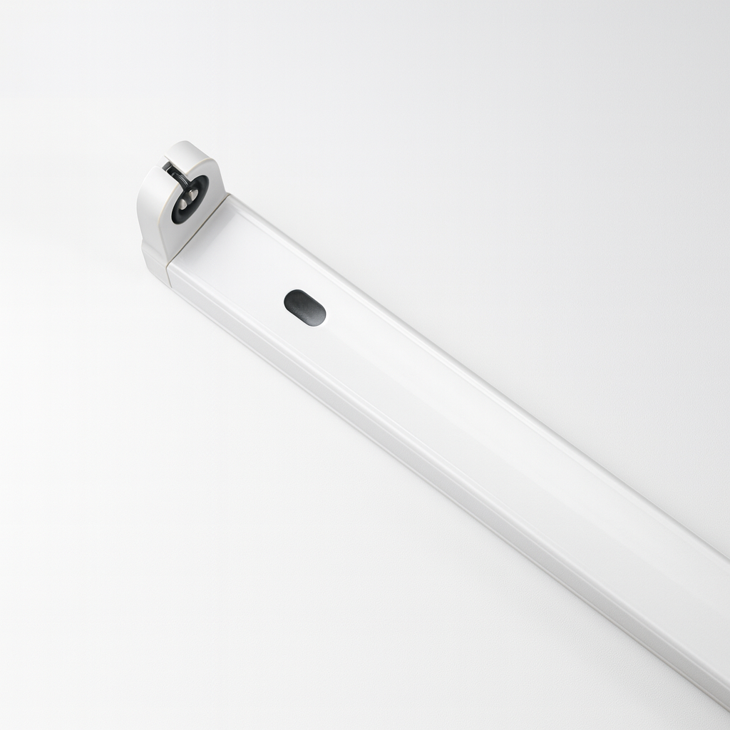 CAJETIN PARA BASE DE TUBO FLUORESCENTE 18W T8 1.20MM