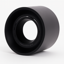 Foco superficie GU-10 TS125 BK PC. recesado NEGRO 125 mm * 80 mm EVOLIGHT