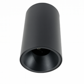 Foco superf. GU-10TS 136 BK Alu. NEGRO 107 mm *70 mm EVOLIGHT