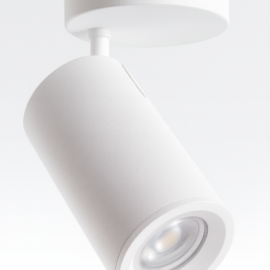 Foco superf. GU-10 TS205B WH BLANCA 55* 150 mm EVOLIGHT