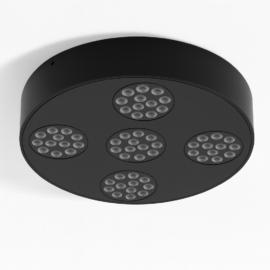 Lámpara superficie 30w 4100K BY-X103 Negra ultrafina 300x39mm 100-245v 60hz negro plano 36º