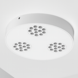 Lámpara superficie 30w 4100K BY-X103 Negra ultrafina 300x39mm 100-245v 60hz negro plano 36º