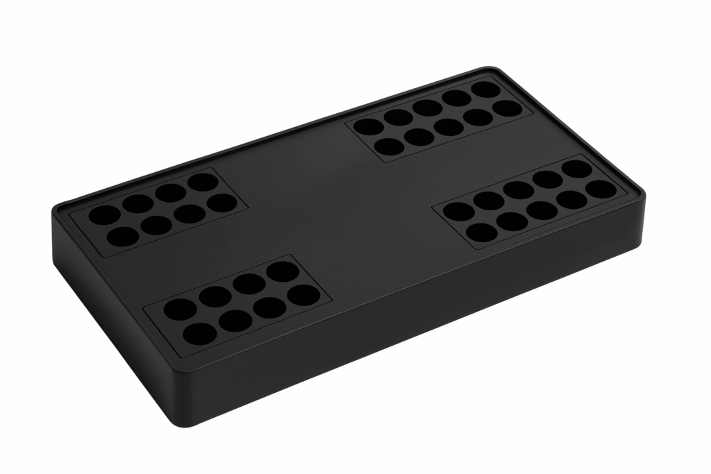 Lámpara Superficie 60w 4100K BY-X105-4 Negro ultrafina 368x158x39mm plano 24º 100-245v 60hz ip20