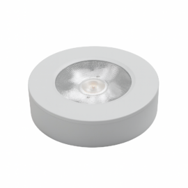 Lamp. superf. B27702 WH Ø LED 3W 3000K BLANCO Ø 75mm x 17mm 35° 100-240V ALUM.