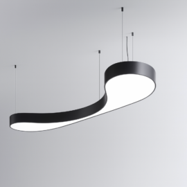 Lampara FPMI002-07400B MI-BUBBLE-02 L=1390mm, Suspendido, abajo, helado, 4000 K,