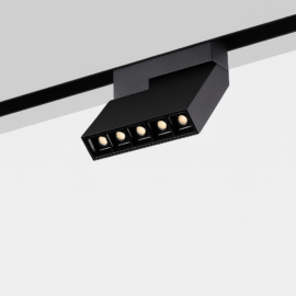 Lampara magnetica de riel 10W 1620 mm 3000K 48DC recesada basculante SMART magnetico 700 LM CRI