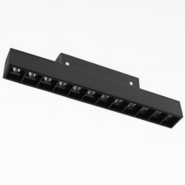 Lamp. mag. riel 12W 220mm 3000K 24° 48v recesada magnetico