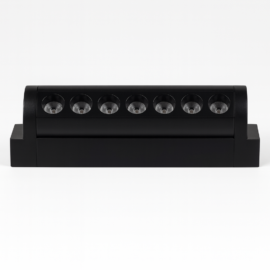 Lamp. mag. riel 5W 147mm 3000K 24° 48 V 115*33*52 mm recesada TX2430-5 BK magnético