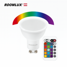 Bombillo 5W RGB GU-10 B05596 110-130V c/ control remoto ROOMLUX
