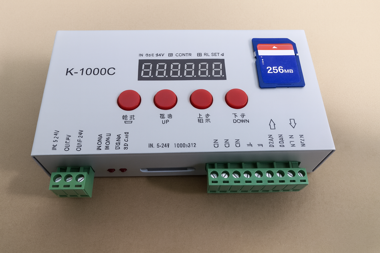 CONTROLADOR K-1000 PARA CINTA RGB DMX512 DE 50 MT