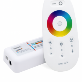 Controlador remoto RGBW 24a 288w/576w 12v/24v 2.4 g para cinta led RGBW WG02-RGBW