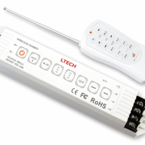 DIMMER 216W INALAMBRICO LT-311RF 12-24V 6AX3CH MAX 18A, 216W/432W (12/24V 5-100%