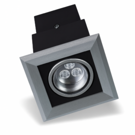 Empotrable basculante 3w 4100k 4" FH-THD087 4100K 130*120 mm gris 110-230V CUADRA