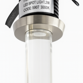 Empotrable mini 2W L9910F-2 3000K con prisma EVOLIGHT