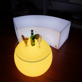 MESA LED PE RGB C/CONTROL REMOTO IP54 P