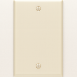 TAPA 2X4 PLASTICA CIEGA U0 T/LEVITON VINTAGE IVORY