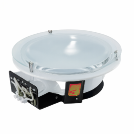 Empotrable de ahorro 6" B1460 WH CON CRISTAL SUSP. EVOLIGHT