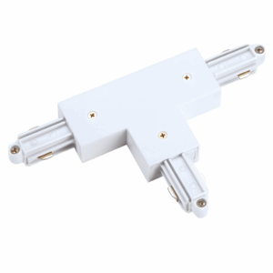 CONECTOR PARA RIEL T 2 LINEAS ( DOS FASES) BLANCO