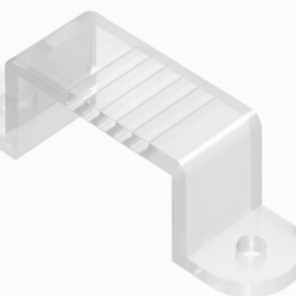 GRAPA PLASTICA PARA MANGUERA PLANA DE 21 MM X 10 MM