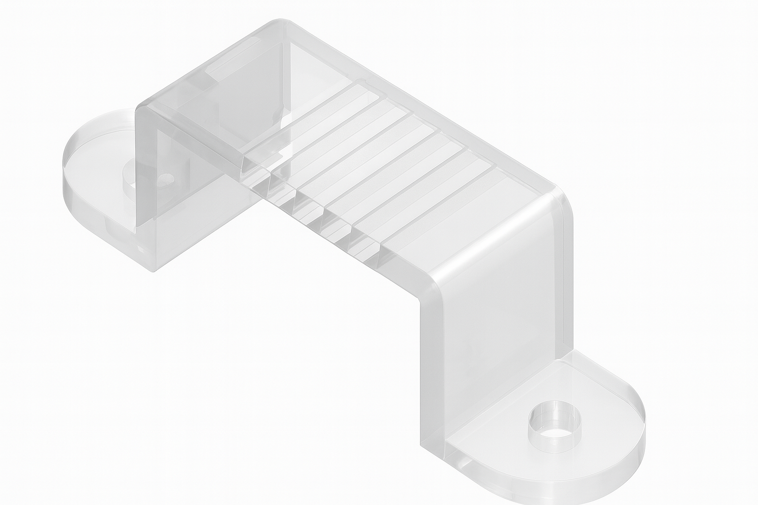 GRAPA PLASTICA PARA MANGUERA PLANA DE 21 MM X 10 MM