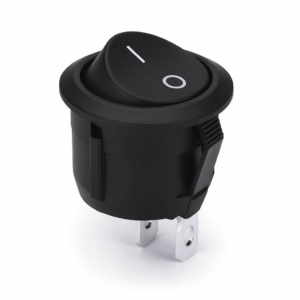 Mini Switch ON Off Round Rocker Switches SPST 20mm***