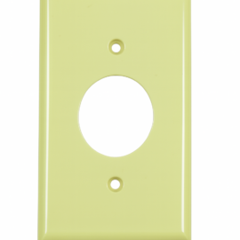 TAPA 2X4 PLAST.ICA SENCILLA T/LEVITON P/TOMAC.220V IVORY VINTAGE