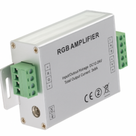 AMPLIFICADOR DE SEÑAL LED RGB 288W 12V