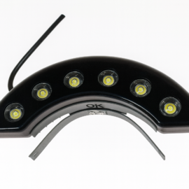 Lamp. ajustable 6W BDL60 tronco o poste azul 90-265V EVOLIGHT